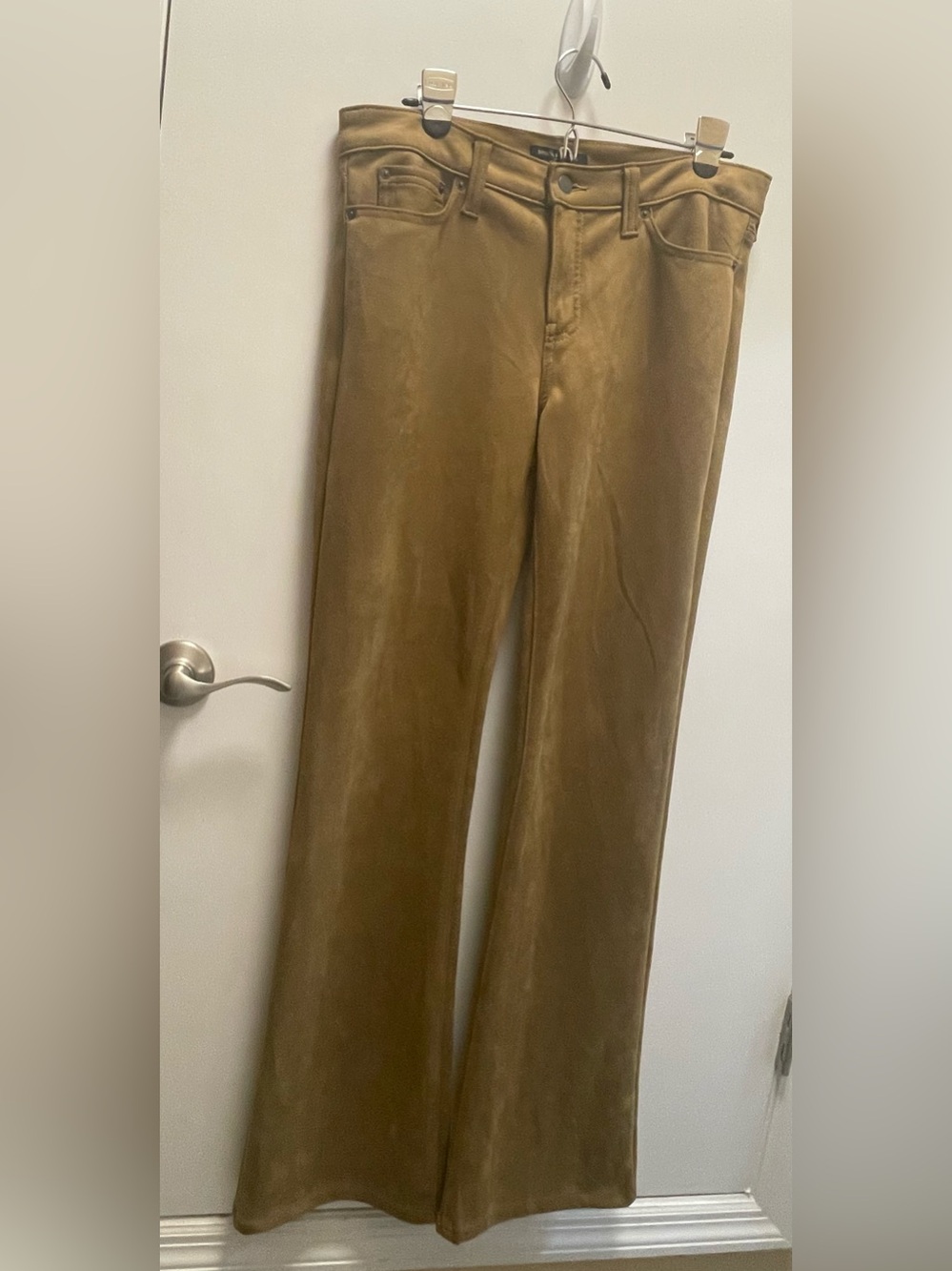Banana Republic Low-Rise Bootcut Pants – Soft Vegan Suede